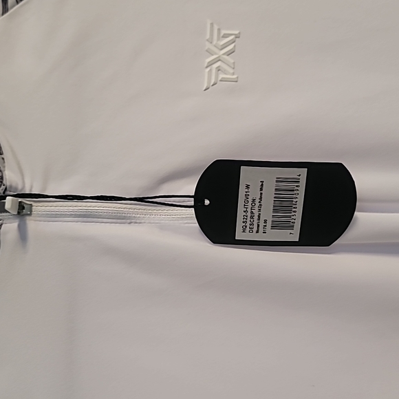 Women's Aloha 1/4 zip Pullover white Aloha Flair Skirt - Picture 4 of 7